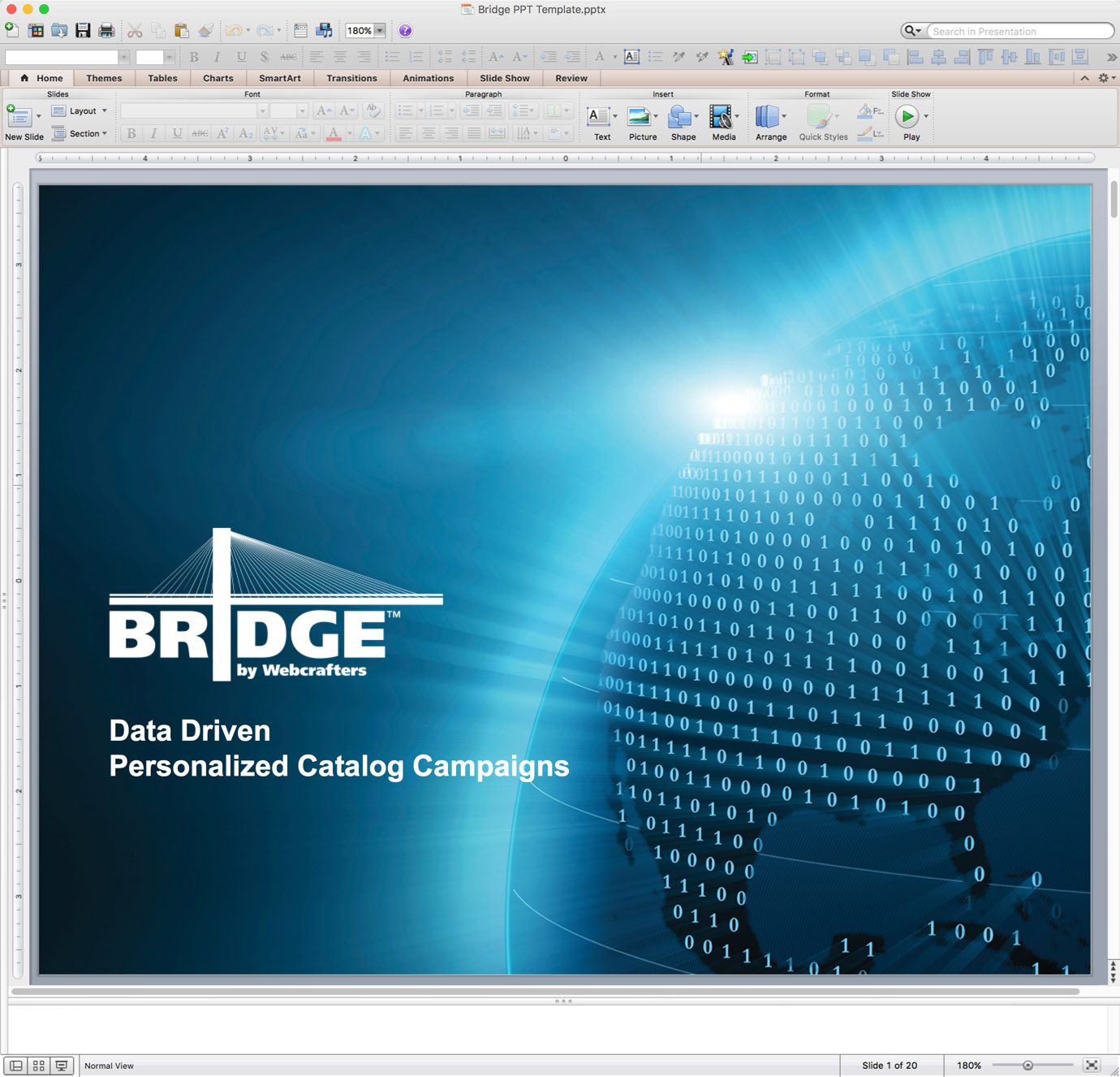 Example of PowerPoint Graphics - Opening Slide
